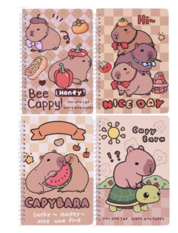 Cuaderno Capibara 80 Hojas (se envia surtido)