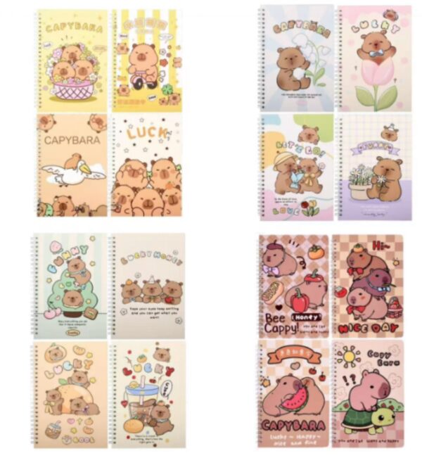 Cuaderno Capibara 80 Hojas (se envia surtido) - Imagen 3