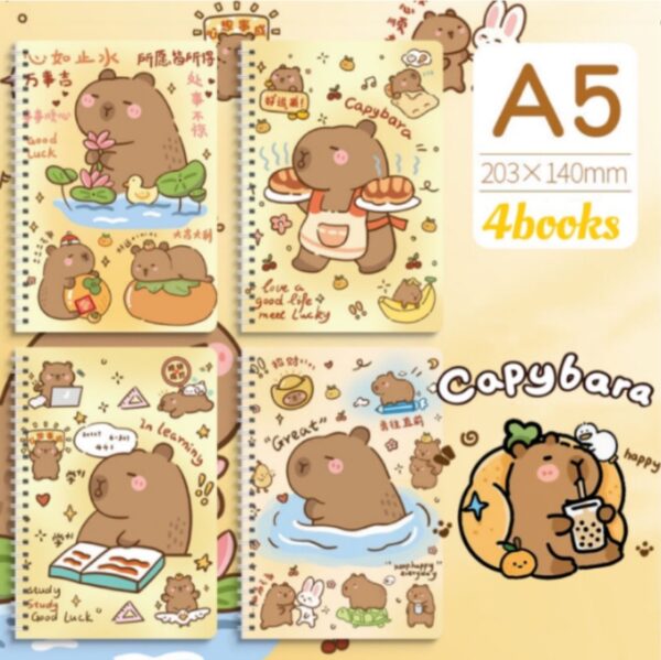 Cuaderno Capibara 80 Hojas (se envia surtido) - Imagen 2