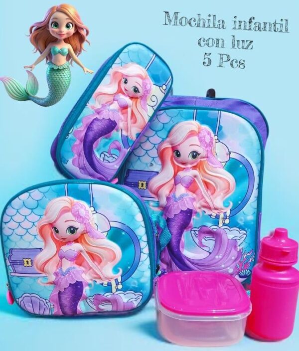 Mochila Preescolar 5 Piezas (se envia surtido) - Imagen 13