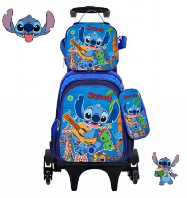 Mochila Con Carrito Personajes (se envia surtido)