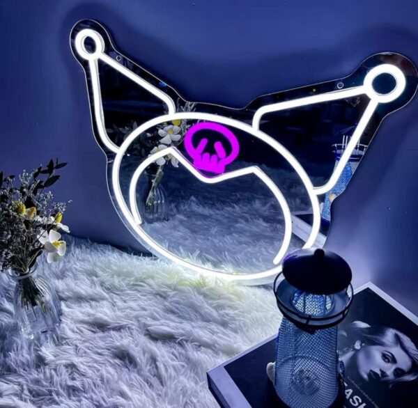 Espejo Led Kitty & Kuromi ( se envia surtido) - Imagen 3