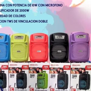 Bocina Colores Pastel (se envia surtido)