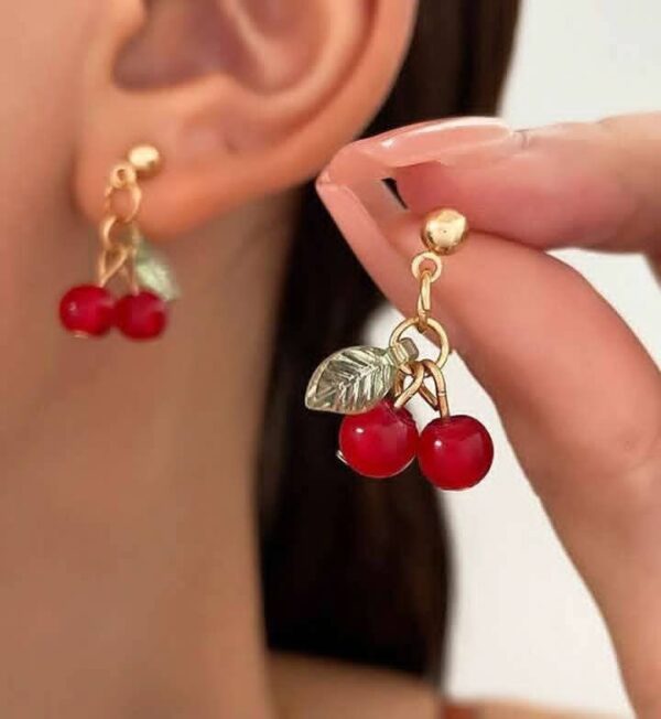 Juego de Collar Fresa & Cereza 🍒 (se envia surtido) - Imagen 4