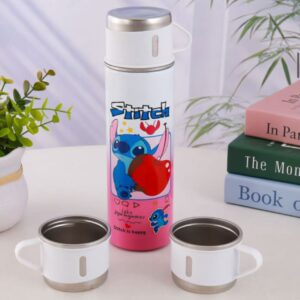 Termo Con Taza Personaje (se envia surtido)