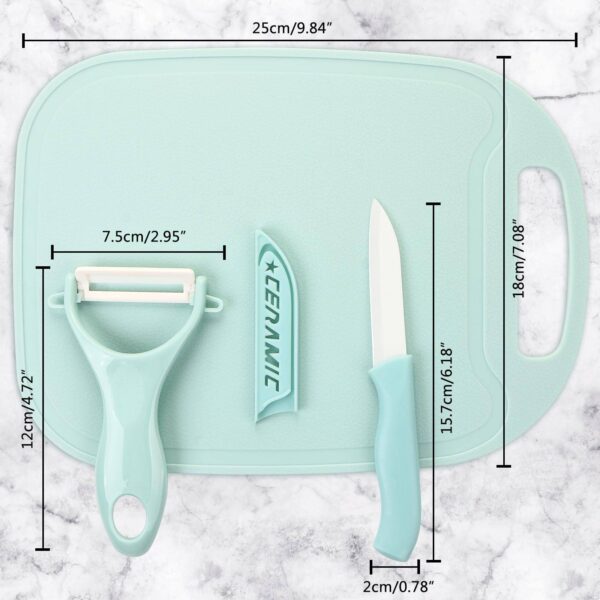 Set de Cocina (pelador, cuchillo y tabla) - Imagen 5