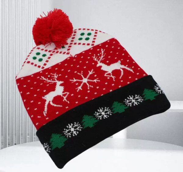Gorro Navideño con Luz (se envia surtido) - Imagen 2