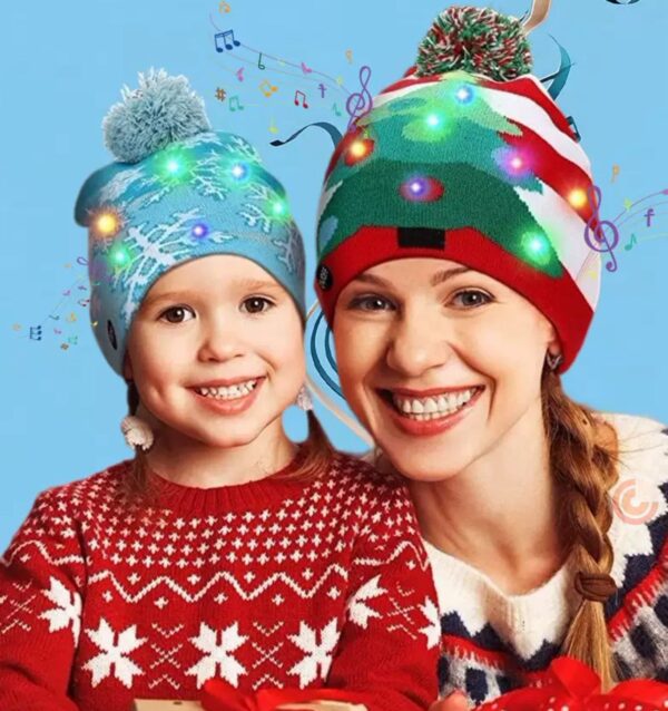 Gorro Navideño con Luz (se envia surtido)