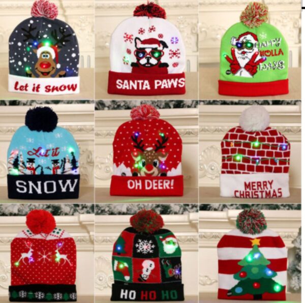 Gorro Navideño con Luz (se envia surtido) - Imagen 4