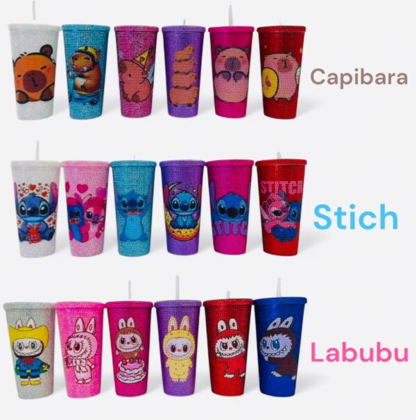 Vaso Star con Pedrería (se envía surtido) - Imagen 2