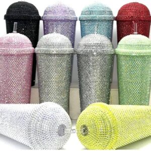 Vaso Brillos con Tapita (se envia surtido)