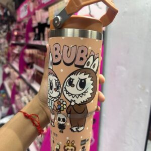 Termo Labubu Agarradera en tapa (se envia surtido)