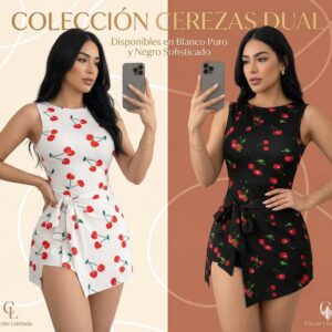 Vestido Short Cherry (se envia surtido)