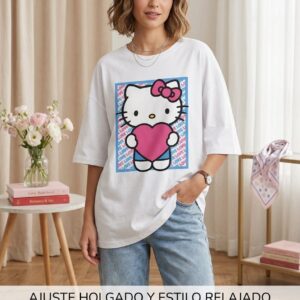 Playera Oversice Personajes (se envia surtido)